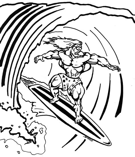 surfing coloring  surfing coloring