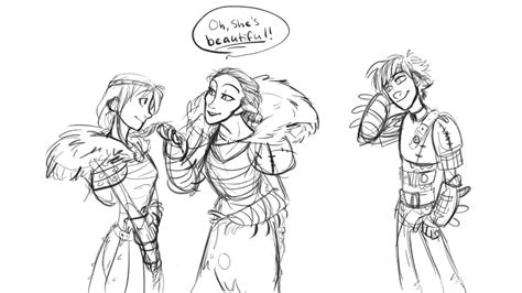 part 1 valka meets astrid haha this comic is too funny how to train your dragon how train