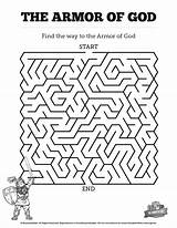 Ephesians Mazes Maze Armour Sharefaith Navigate Turn Zara sketch template