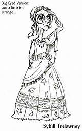 Trelawney Sybill Actress sketch template