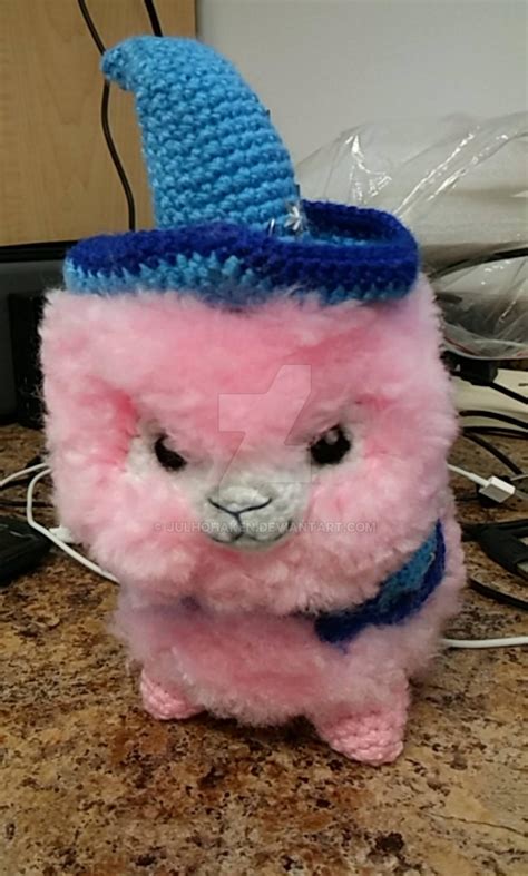 Pink Fluffy Llama Witch By Julhohaken On Deviantart