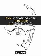 Mask Template Snorkeling Large Sponsored Links sketch template