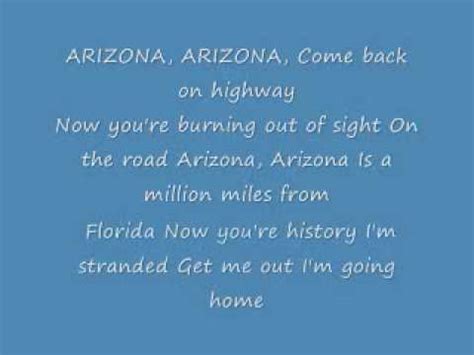 arizona  lyrics youtube