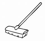 Broom sketch template