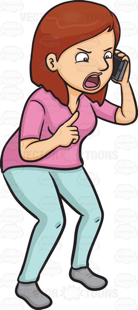 Shouting Woman Clipart Clipground