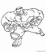Hulk Coloring4free sketch template