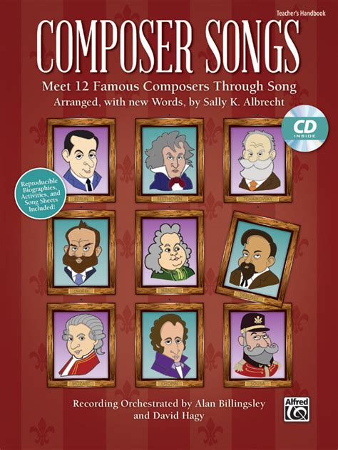 composer songs book cd sheet