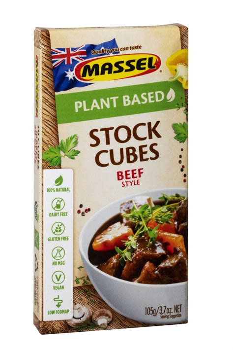ultracubes stock cubes beef style  massel buy vegan