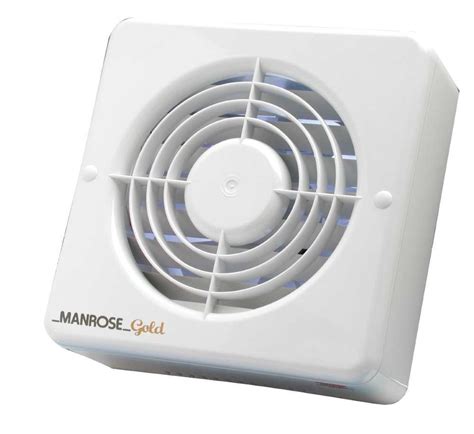manrose  wall ceiling bathroom shower extractor fan gold range