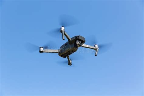 drone flying   blue sky stock image image  delivery blue