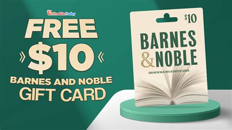 barnes  noble gift card  freebies today