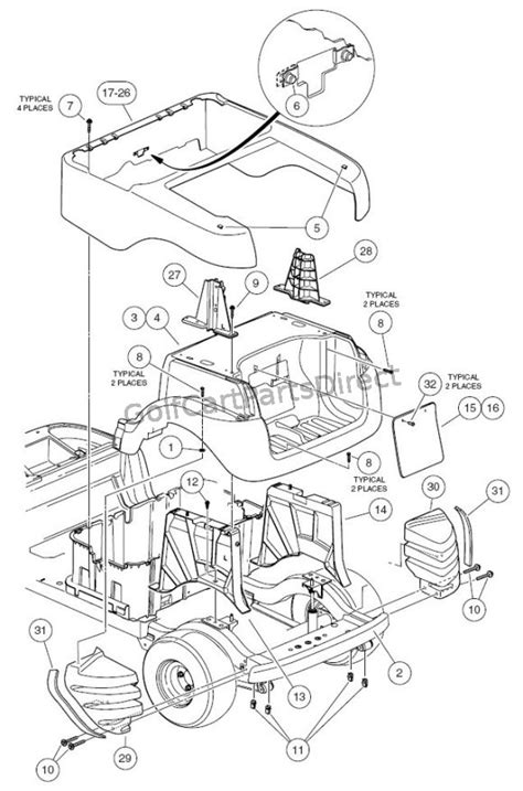 diagram  club car parts diagram mydiagramonline