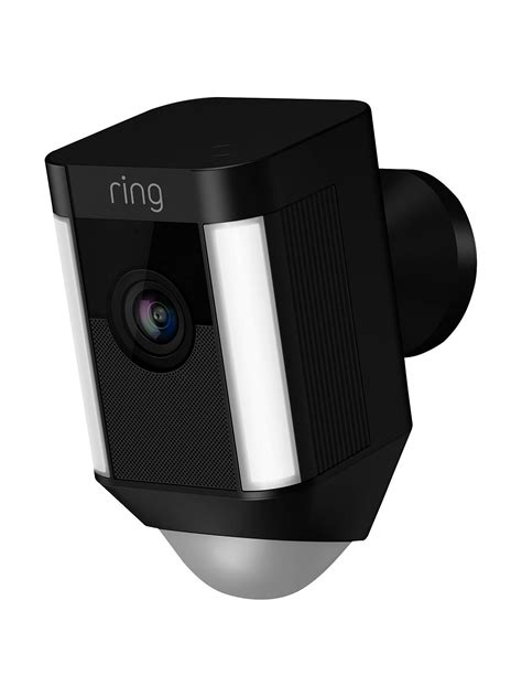 ring spotlight cam smart security camera  built  wi fi siren alarm wired  john lewis
