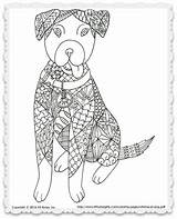 Coloring Dog Pages Collar Bytes K9 Whimsical Getcolorings Color sketch template