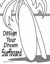 Surfboard Coloring Surfboards Print Kids Pages Search Again Bar Case Looking Don Use Find Top sketch template