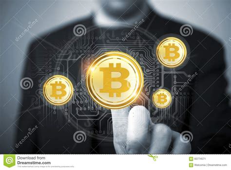 bitcoin trader concept stock image image  anonymous