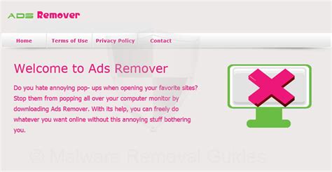 remove ads remover adware  removal guide