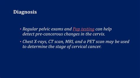 ppt cervical cancer causes symptoms and treatments powerpoint