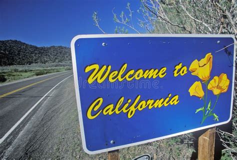 california sign stock photo image  motorway