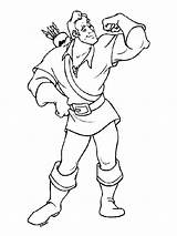 Coloring Pages Strong Gaston Man Disney Belle Beast Beauty Don Popular sketch template