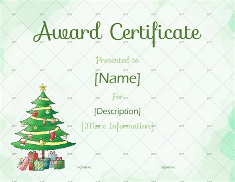 printable christmas gift certificate gct