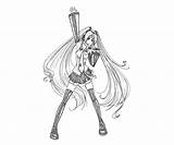 Miku Hatsune Coloring Pages Project Printable Cover Enjoy Getcolorings Color Another Library Clipart Comments sketch template