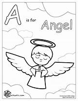 Coloring Catholic Pages Angel Kids Abc Church Children Printable Color Colouring Sheets Christmas Heaven Kindergarten Letter Alphabet Printables Book Preschool sketch template