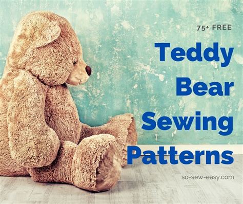 sewing patterns   teddy bear   janeykaylie