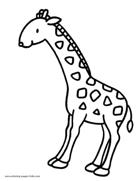 cartoon giraffe coloring pages  getcoloringscom  printable