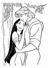 Coloring Pocahontas Pages Printable Disney Kids John Coloring4free Color Princess Animation Smith Sheets Print Movies Colouring Book Colors Letscolorit Cartoon sketch template