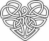 Celtic Heart Coloring Pages Getdrawings sketch template