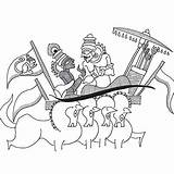 Devdutt Bhagavad Gita Pattanaik sketch template