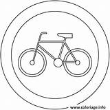 Velo Routiere Panneau Securite Drogowe Znaki Bicicletas Prohibido Kolorowanki Proibido Bicyclette Verkehrszeichen Fahrrad Colorier Señales Ausmalbild Sinais sketch template