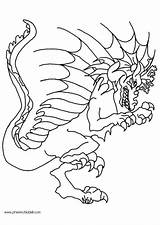 Dragon Coloring Wart Pages sketch template