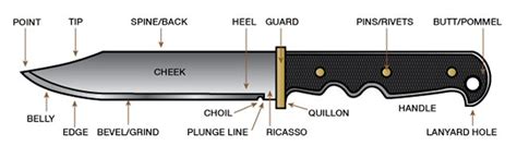 parts   knife anatomy   survival knife
