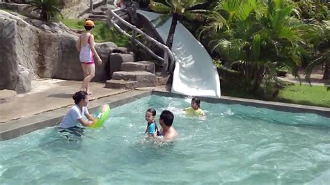 J Enjoying The Water Slide Ho Tram Resort Youtube