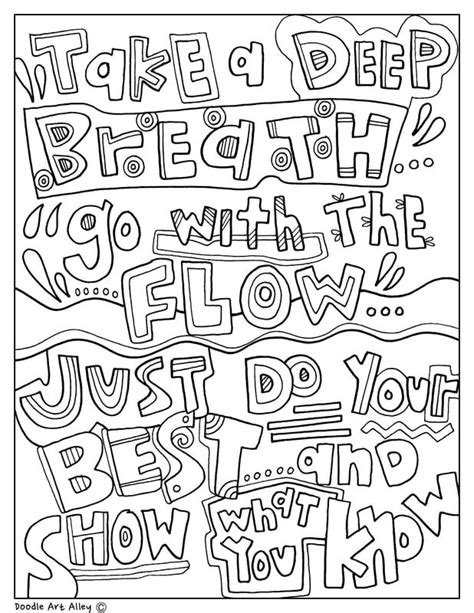 picture quote coloring pages testing encouragement coloring pages
