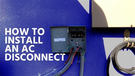 install  ac disconnect youtube