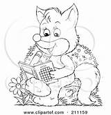 Fox Outline Coloring Book Cute Illustration Activity Using Clipart Royalty Rf Bannykh Alex Drawing Getdrawings sketch template
