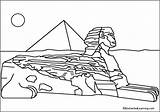 Sphinx Coloring Pages Enchantedlearning Egypt Great Color Ancient Artists sketch template