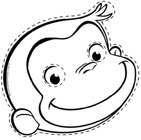 curious george coloring pages  kids  birthday curious george