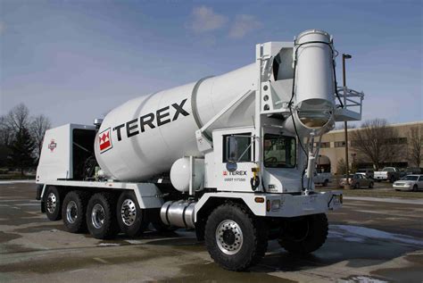 days  rollouts terexs front discharge mixer truck