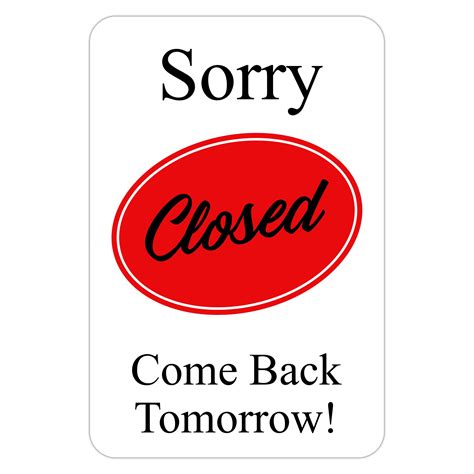 closed   tomorrow american sign company