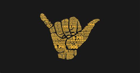 Alpha Phi Alpha Fraternity Hand Sign Tshirt Alpha Phi
