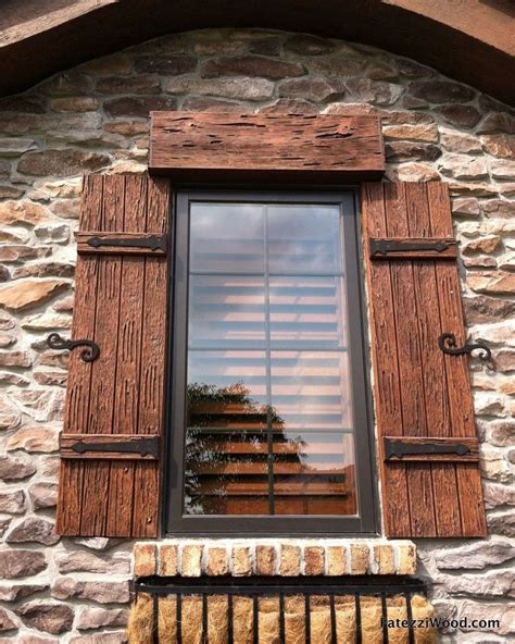 ahsap uezerine  sey outdoor shutters cedar shutters rustic shutters house shutters
