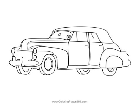 classic car  coloring page  kids  vintage cars printable