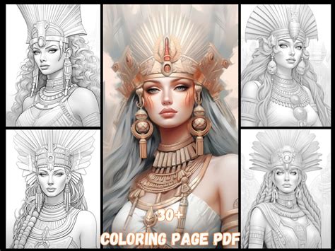 egyptian queen coloring pages advanced level ancient history  art