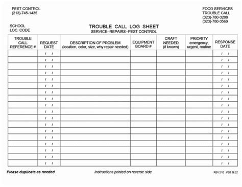 call log template excel reporterize