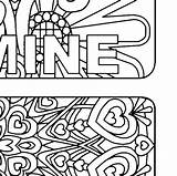 Printable Bookmark Coloring Getdrawings Pages Bookmarks sketch template