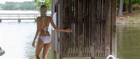 isabel lucas nude and watched by a guy in scene from careful what you wish for scandal planet